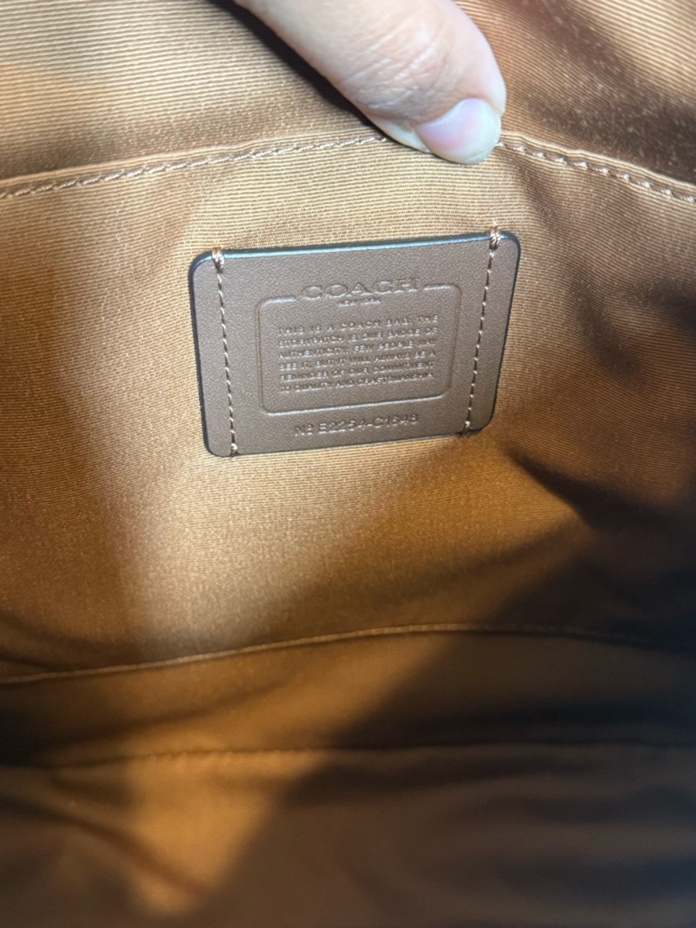 COACH | Ellie File pebble Leather Crossbody Ivory Bag - Picture 8 of 8